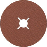 Disque en fibre, C&eacute;ramique, 80, 4-1/2" Dia x 7/8" Arbre Equipex