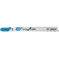 Flexible Jigsaw Blade, Bi-Metal, 3-5/8" L, 17-24 TPI Equipex