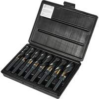 Foret &agrave; mandrin raccourci, 5/8", Acier rapide, Cannelure 3", Pointe de 135° Equipex