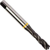 Yellow Shark Spiral Flute Tap, High Speed Cobalt, 1/4"-20 Thread, 3.15" L Equipex
