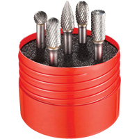Jeu de fraises &agrave; taille double, 5 morceaux Equipex