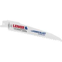 Reciprocating Wood Saw Blade, Bi-Metal, 6 TPI, 6" L x 3/4" W Equipex