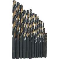 Jobber Length Drill Bit Set, 29 Pieces, High Speed Steel Equipex