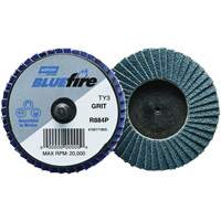 BlueFire&reg; R884P Mini Flap Disc, 2" x Type 27, 40 Grit, Zirconia Alumina Equipex