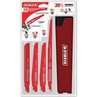 Nail-Embedded Wood & Metal Demo Reciprocating Saw Blade Set Equipex
