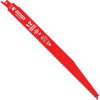 Lame de scie alternative tout usage, Bim&eacute;tal, 8-14 Dents par pouce, 12" lo x 1" la Equipex