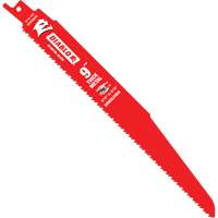 Lame de scie alternative pour la d&eacute;molition et les m&eacute;taux &eacute;pais, Bim&eacute;tal, 8-10 Dents par pouce, 9" lo Equipex