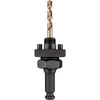 Hole Dozer Hole Saw Large Arbor with Cobalt Pilot Bit, 1-1/4" and Larger, 1/4" Shank Equipex