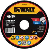 Meule de tronçonnage des m&eacute;taux XP, 4-1/2" x 0,045", Arbre 7/8", C&eacute;ramique, Type 1 Equipex