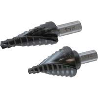 Multi-Step Step Drill Bit, 1/4" - 1" , Titanium Equipex