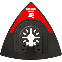 Plaque de ponçage oscillante &agrave; grain 20 de taille universelle 3-1/2" Equipex