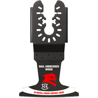 Lame oscillante Bi-Metal Demo Demon de taille universelle 2-1/2" pour bois avec clous Equipex