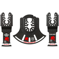 Jeu de lames oscillantes bi-metal de taille universelle 3mcx Equipex