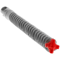 Foret pour marteau &agrave; t&ecirc;te enti&egrave;rement au carbure &agrave; 4 couteaux Rebar Demon, 3/8", Tige SDS-Plus, Carbure Equipex