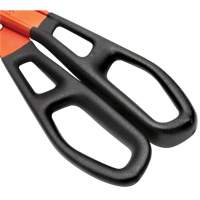 Cisaille d'&eacute;tain en aluminium dentel&eacute; de 13" avec poign&eacute;e tremp&eacute;e, Longueur de coupe de 3", Coupe Droit Equipex
