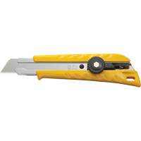 Ratchet Lock Utility Knife with Solid Blade, 18 mm, Stainless Steel Blade Equipex