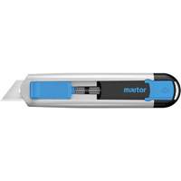 Couteau r&eacute;tractable SECUNORM 525 avec lame trap&eacute;zoidale no 99, 21 mm, Robuste, Prise en Aluminium Equipex