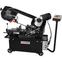 Nova DVR Metal Cutting Bandsaw, Horizontal, 7" rond et 7" x 12" rectangulaire Cutting Capacity Equipex
