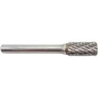 Cylinder Shape Carbide Shipyard Bur, SA-3, 3/8" Dia., 1/4" Shank, 3/4" Depth of Cut Equipex