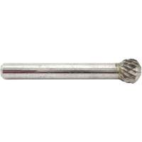 Ball Shape Carbide Shipyard Bur, SD-3, 3/8" Dia., 1/4" Shank, 5/16" Depth of Cut Equipex