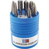 Shipyard Cut Carbide Bur Set, 8 Pieces Equipex