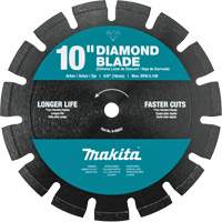 Lame diamant&eacute;e, segment&eacute;e, double usage Equipex