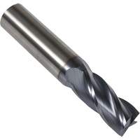 S234 30° Square End Mill, 1/16" Dia., 1-1/2" L, 4 Flutes, 1/8" Shank, Carbide Equipex