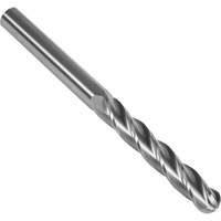 S147 30° Extra Long Ball Nose End Mill, 1/2" Dia., 6" L, 4 Flutes, 1/2" Shank, Carbide Equipex