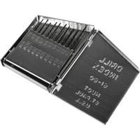 Jeu de forets s&eacute;rie courte combin&eacute;s robustes, 20 morceaux, Acier rapide Equipex