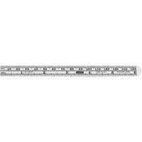 Economy Precision Flexible Ruler, 6-1/2" L, Steel Equipex