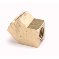Coudes 45° extrud&eacute;s, Laiton, 1/4" Equipex