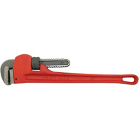 Cl&eacute; &agrave; tuyaux, Cap des m&acirc;choires 2-1/2", Longueur 18", Fini Rev&ecirc;tement en poudre, Prise Aucune Equipex