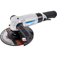 Super Heavy-Duty Angle Grinder, 7" Wheel, 3/8" NPT Inlet, 7800 RPM Equipex
