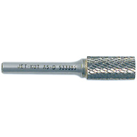 JET-KUT Cylindrical Shape Bur, 1/4" Dia., 1/4" Shank, 5/8" Depth of Cut Equipex
