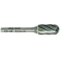 Fraise &agrave; bout sph&eacute;rique pour aluminium et mat&eacute;riaux non ferreux C5-NF JET-KUT, 1/2" dia. Equipex