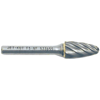 Fraise &agrave; bout rond F5-NF 1/4" pour aluminium/mat&eacute;riaux non ferreux, 1/2" dia. Equipex