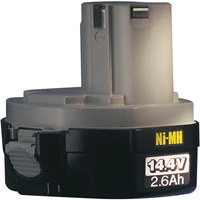 Pod-Style Battery, Ni-MH, 14.4 V, 2.6 A Equipex
