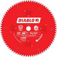 Lames de scie pour entrepreneur - Lames de scie finition fine, 12", 80 dents, Pour Bois Equipex