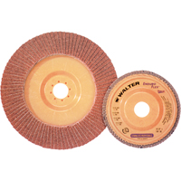 Disque &agrave; lamelles Stainless Enduro-Flex, 4-1/2" x 7/8", Type 27, Grain 40, Alumine de zirconium Equipex