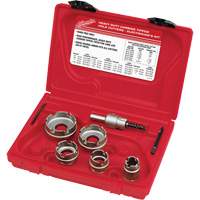 Sheet Metal Carbide Cutter Electrician's Kit, 7 Pieces Equipex