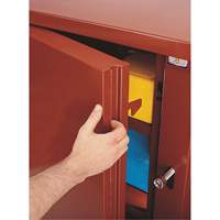 Armoire &agrave; tablettes Jobsite, Acier, 47,5 pi³, Rouge Equipex
