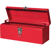 ATB100 Portable Tool Box with Metal Tool Tray, 6" D x 16" W x 6-1/2" H, Red Equipex
