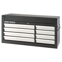 Coffre sup&eacute;rieur - 8 tiroirs, 41-1/2" la, 8 tiroirs, Noir Equipex