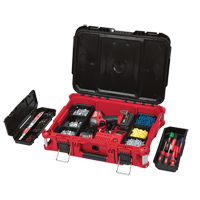 Boîte &agrave; outils Packout, 22" x 16" x 7", Noir/Rouge Equipex