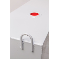 R&eacute;servoir de transfert pour carburant en acier, Acier, Capacit&eacute; 100 gal., Noir Equipex