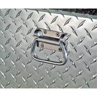 R&eacute;servoir de transfert pour carburant & coffre en aluminium, Aluminium, Capacit&eacute; 74 gal., Argent Equipex