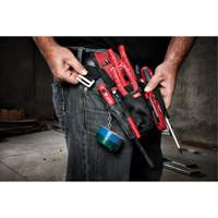 Compact Utility Pouch, Multiple Tool Holder, Nylon, 7 Pockets Equipex
