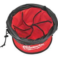 Parachute Organizer Bag, 11-4/5" L x 11-4/5" W x 11" H, Nylon, Black/Red Equipex