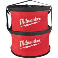 Parachute Organizer Bag, 11-4/5" L x 11-4/5" W x 11" H, Nylon, Black/Red Equipex