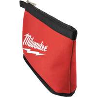 Zipper Pouch, Canvas, 1 Pockets, Black/Red Equipex